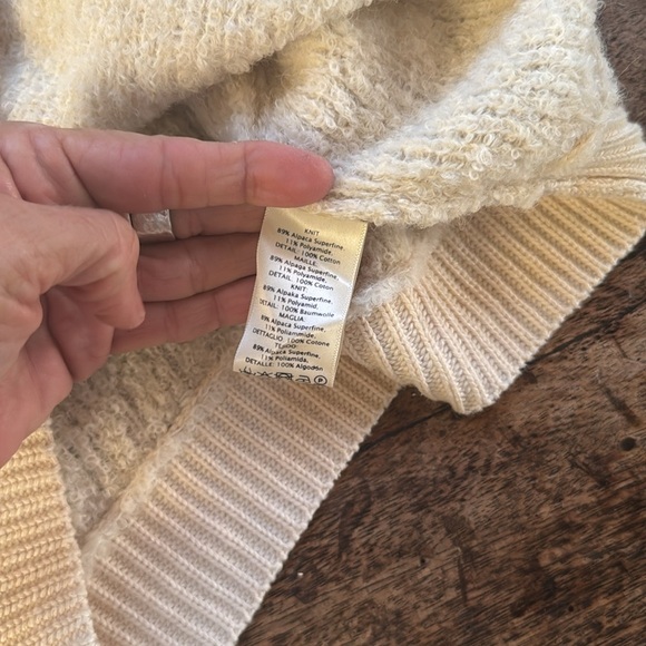 Stella Pardo Fiorella Sweater from
Anthropologie in color Ecru - Picture 5 of 15